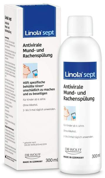 Linola sept Antivirale Mund- und Rachenspülung 300 ml