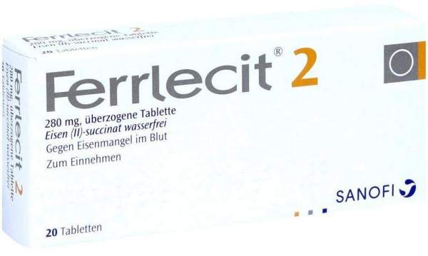 Ferrlecit 2 Überzogene Tabletten 20 Überzogene Tabletten