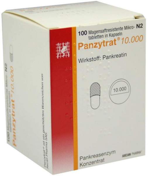 Panzytrat 10.000 100 Kapseln