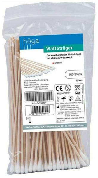 Watteträger 15cm Mit Kleinem Wattekopf