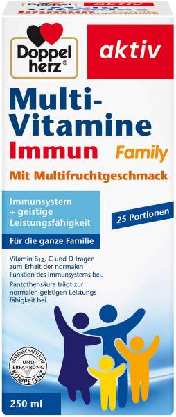 Doppelherz Aktiv Multi Vitamine Immun Family Flüssig 250 ml