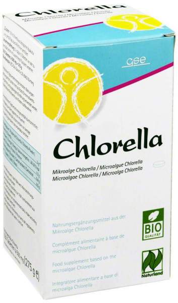 Chlorella 500 mg Bio Naturland 550 Tabletten