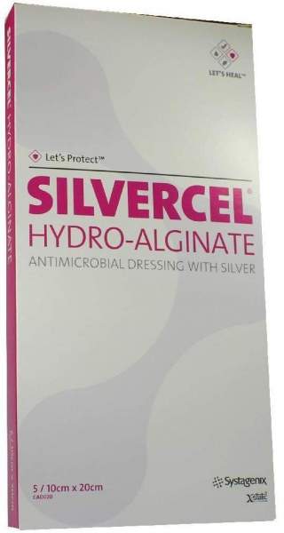 Silvercel Hydroalginat Verband 10x20cm