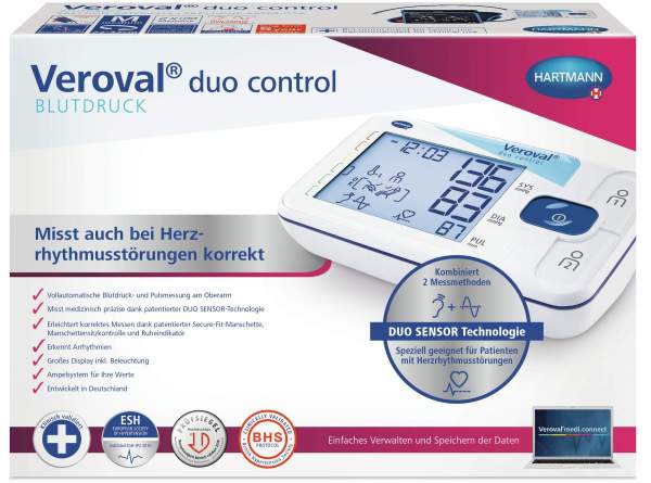 Veroval Duo Control Oberarm - Blutdruckmessgerät