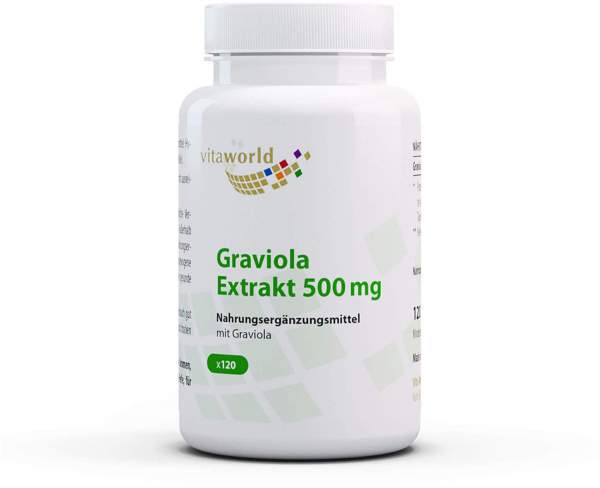 Graviola Extrakt 500 mg 120 Kapseln