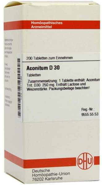 Aconitum D30 200 Tabletten