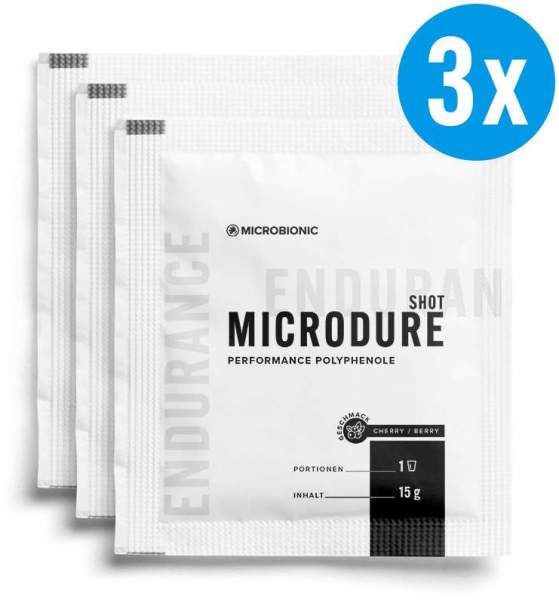 Microdure Shot Microbionic 3er Set 3 Sachets