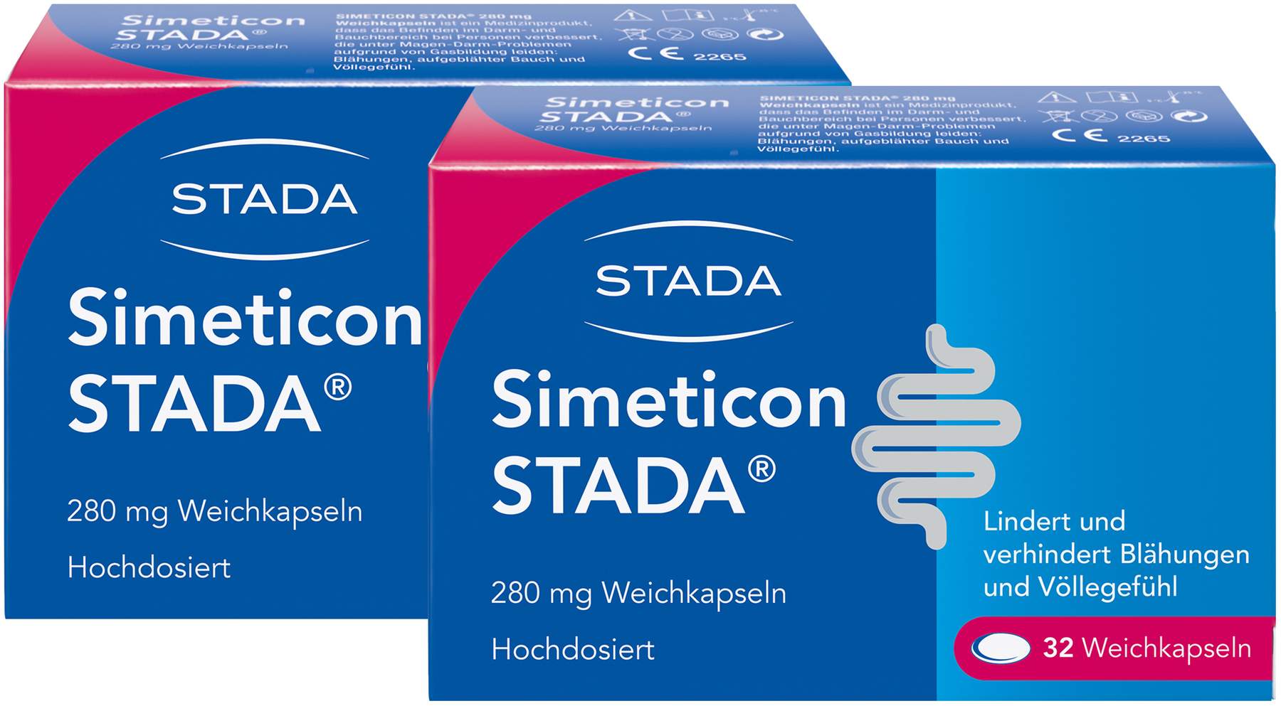 Simeticon Stada 280 mg 2 x 32 Weichkapseln kaufen | Volksversand ...