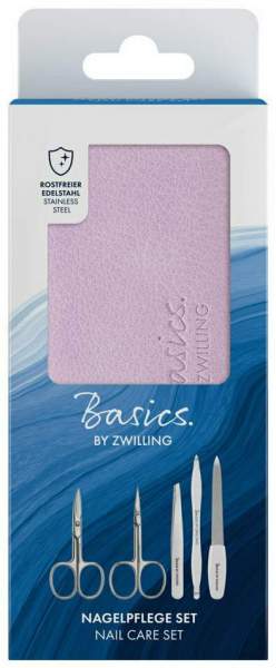 Zwilling Basics Etui Maniküre 5 Teilig Rosa 1 Stück