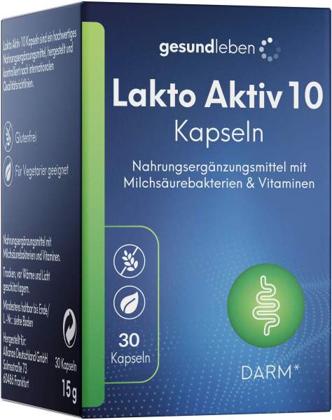 Gesundleben Lakto Aktiv 10 30 Kapseln