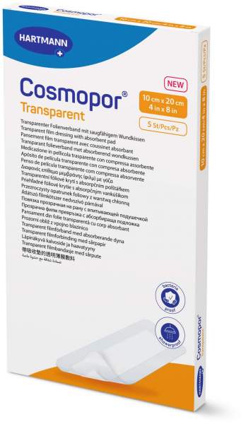 Cosmopor Transparent 10 X 20 cm 5 Stück