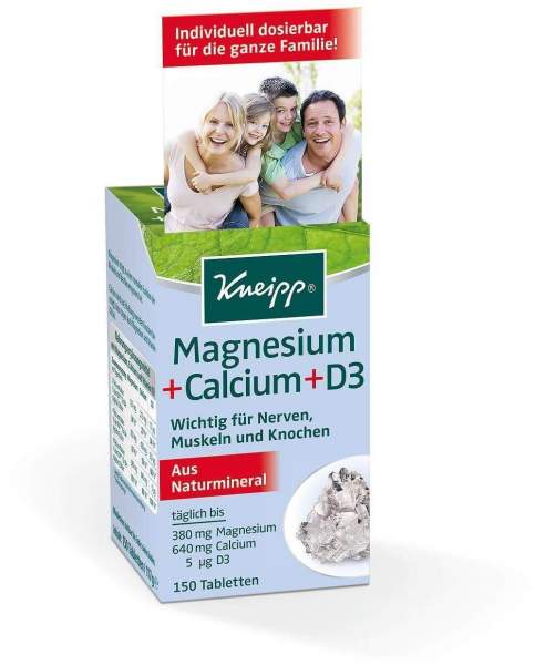 Kneipp Magnesium + Calcium + D3 150 Tabletten
