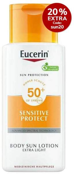 Eucerin Sun Sensitive Protect Extra Leicht LSF 50+ 150 ml Lotion