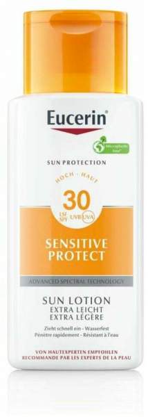 Eucerin Sensitive Protect Sun Extra Leicht LSF 30 150 ml Lotion