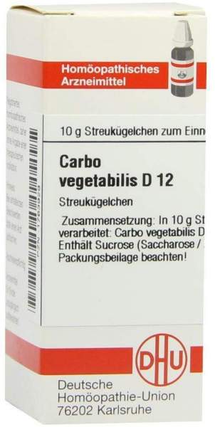 DHU Carbo vegetabilis D12 10 g Globuli