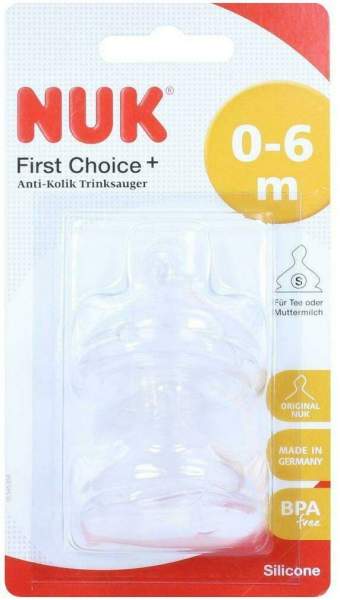 Nuk First Choice+ Trinksauger Silikon Gr.1 S