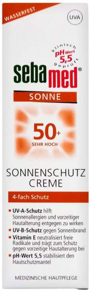 Sebamed Sonnenschutz Creme Lsf 50+ 75 ml