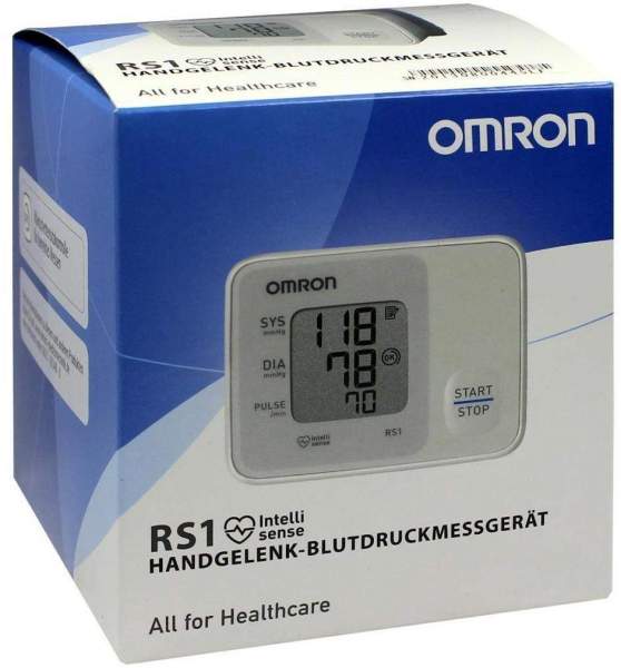 Omron Rs1 Handgelenk Blutdruckmessgerät Vollautomatisch