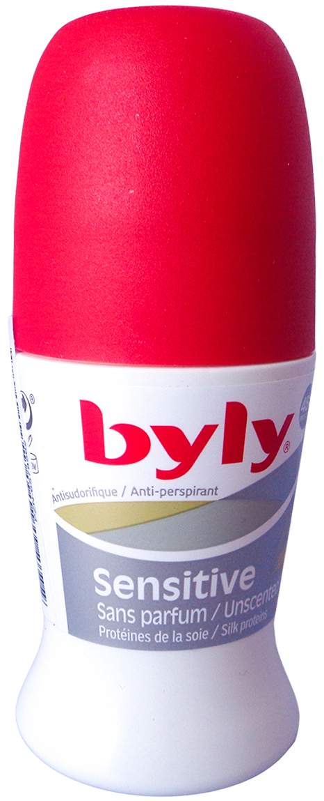 Byly Sensitive Calma Deo Roll-On 50 Ml | Für Empfindliche Haut | Ohne Alkohol