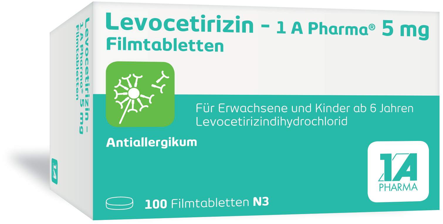 Levocetirizin 5 Mg 100 Stck