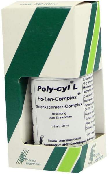 Poly Cyl L Ho Len Complex Tropfen Gelenkschmerz Complex 50 Ml...