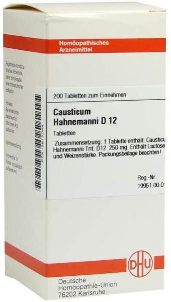 Causticum Hahnemanni D12 200 Tabletten