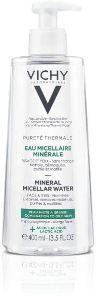 Vichy Purete Thermale Mineral Mizellen Reinigungsfluid Mischhaut 400 ml