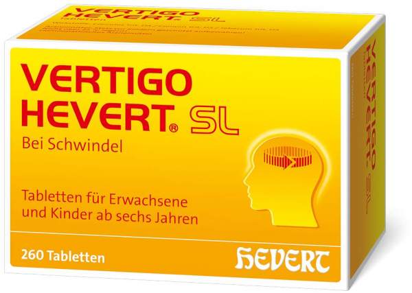 Vertigo Hevert SL Tabletten 260 Stück