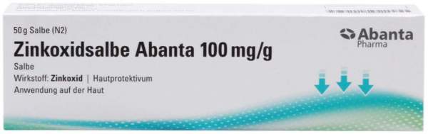 Zinkoxidpaste Abanta 100 mg-g 50 g