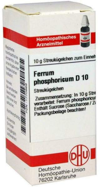 Dhu Ferrum Phosphoricum D10 Globuli
