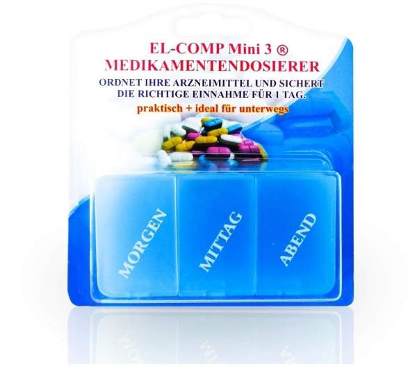 Medikamentendosierer El Comp Mini 3-Geteilt