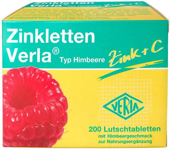 Zinkletten Verla Himbeere Lutschtabletten