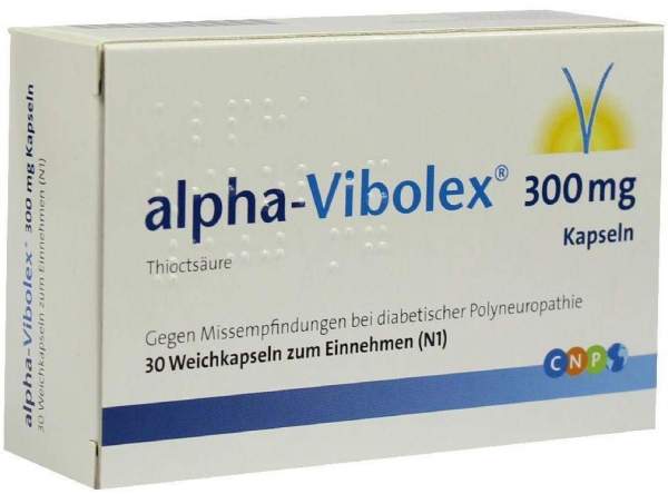 Alpha Vibolex 300 mg 30 Weichkapseln