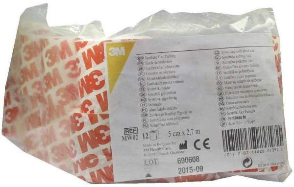 Polsterwatte Binde 3m 5cmx2,7m Rolle Mw02