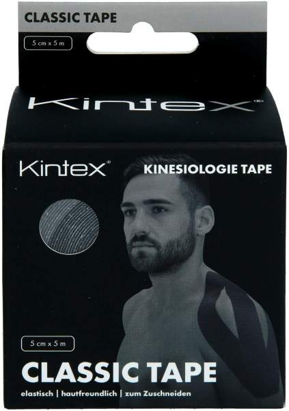 Kintex Kinesiologie Tape Classic 5 Cmx5 M Schwarz