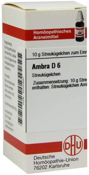 DHU Ambra D6 Globuli 10 g