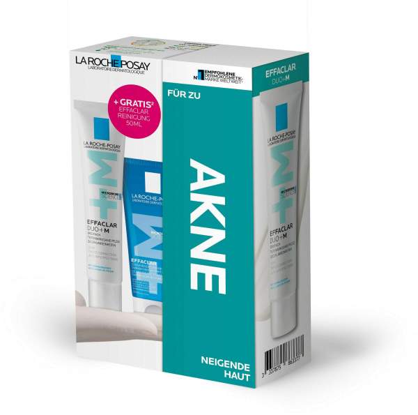 La Roche Posay Effaclar Duo+ M Creme 40 ml + gratis Effaclar schäumendes Reinigungsgel 50 ml