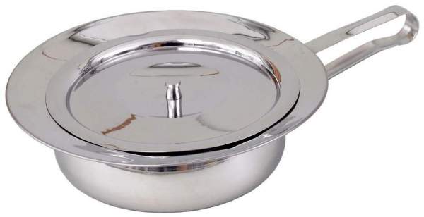 Stechbecken Mit Deckel 31cm Nirosta