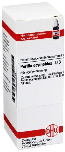 Perilla Ocymoides D3 Dilution 20 ml Dilution