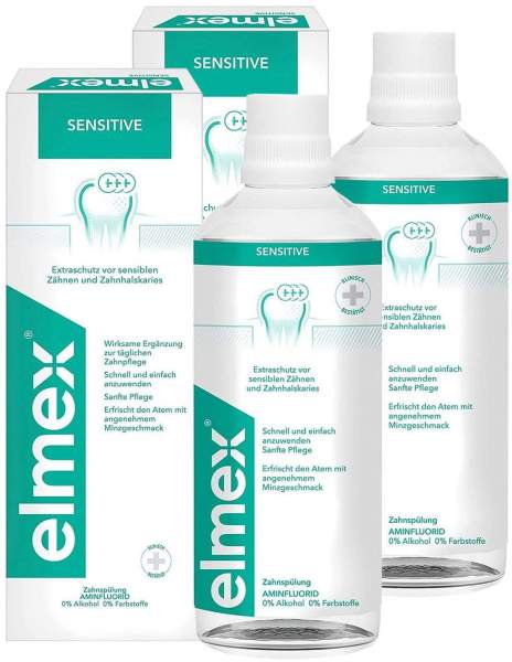 Elmex sensitiv 2 x 400 ml Zahnspüllösung