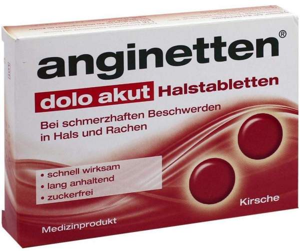 Anginetten Dolo Akut Halstabletten 24 Stück