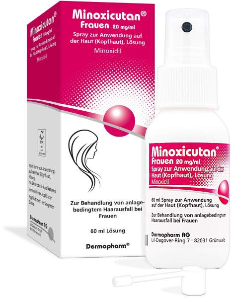 Minoxicutan Frauen 20 mg Je ml Spray 60 ml Lösung