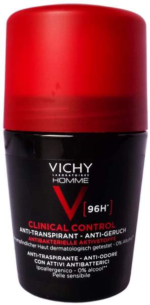 Vichy Homme Deo Clinical Control 96h Roll-On 50 ml