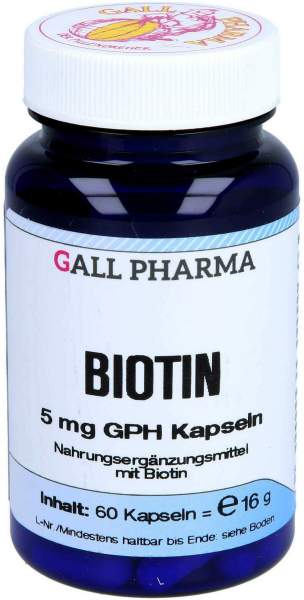 Biotin 5 mg Gph 60 Kapseln