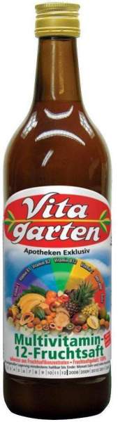 Vitagarten Multivitaminsaft 12 + 10 + 1 750 ml Saft