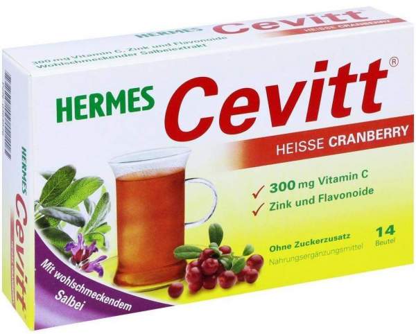 Hermes Cevitt Heisse Cranberry Granulat 14 Stück