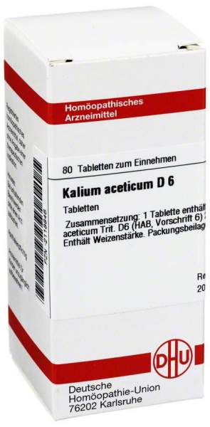 Kalium Aceticum D 6 Tabletten