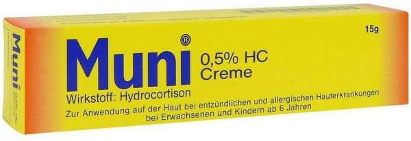 Muni 0,5% Hc 15 G Creme