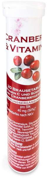 Cranberry &amp; Vitamin C Brausetabletten