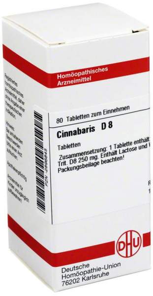 Cinnabaris D 8 Dhu 80 Tabletten